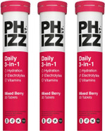 Phizz Electrolytes, Multivitamin & Hydration Tablets - 240 Effervescent Rehydration Electrolyte Tablets - 18 Vitamins & Minerals, Vitamin C, Vegan, Vegetarian & Low Calorie Phizz Electrolytes, Multivitamin & Hydration Tablets - 240 Effervescent Rehydration Electrolyte Tablets - 18 Vitamins & Minerals, Vitamin C, Vegan, Vegetarian & Low Calorie