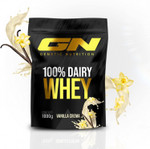 GN Laboratories 100% Dairy Whey Protein Powder 1000 g (Vanilla Cream) - Protein Powder for Muscle Building - Protein Powder for Protein Shake GN Laboratories 100% Dairy Whey Protein Powder 1000 g (Vanilla Cream) - Protein Powder for Muscle Building - Protein Powder for Protein Shake