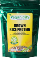Veganicity Brown Rice Protein Powder : Natural and Unflavoured 80% Protein Powder - 250g, in a Recyclable Pouch Veganicity Brown Rice Protein Powder : Natural and Unflavoured 80% Protein Powder - 250g, in a Recyclable Pouch