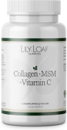 Lily & Loaf Collagen + MSM + Vitamin C Skin, Joint & Connective Tissue Support | 100 Capsules | 25-Day Supply | Anti-Ageing, Hydrating, Firming | Bovine Collagen Supplement Lily & Loaf Collagen + MSM + Vitamin C Skin, Joint & Connective Tissue Support | 100 Capsules | 25-Day Supply | Anti-Ageing, Hydrating, Firming | Bovine Collagen Supplement