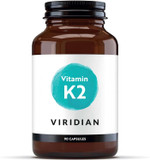 Viridian - Vitamin K2, 90 Capsules | Vegan Formula, Contributes to Maintenance of Normal Bones and Normal Blood Clotting | Non-Animal Tested Form | Nutritionist Formulated Viridian - Vitamin K2, 90 Capsules | Vegan Formula, Contributes to Maintenance of Normal Bones and Normal Blood Clotting | Non-Animal Tested Form | Nutritionist Formulated