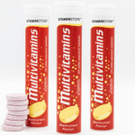 Vitamin Store Effervescent Multivitamins - 3 Packs of 20 Blackcurrant Flavour Fizzy Dissolvable Tablets - Vitamins A, C, D, E, K, B1, B2, B6 B12, Folic Acid - 2 Month Supply (60 Effervescent Tablets) Vitamin Store Effervescent Multivitamins - 3 Packs of 20 Blackcurrant Flavour Fizzy Dissolvable Tablets - Vitamins A, C, D, E, K, B1, B2, B6 B12, Folic Acid - 2 Month Supply (60 Effervescent Tablets)