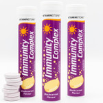 Vitamin Store Immunity Complex Effervescent Tablets, 3 Packs of 20 Blackcurrant Flavoured Immune System Booster Dissolvable Fizzy Supplement - Contains Vitamins C, D, Zinc & Selenium Vitamin Store Immunity Complex Effervescent Tablets, 3 Packs of 20 Blackcurrant Flavoured Immune System Booster Dissolvable Fizzy Supplement - Contains Vitamins C, D, Zinc & Selenium
