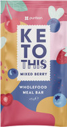 Purition Wholefood Meal Bars Mixed Berry Flavour 12 Pack | Vegan & Keto Friendly | No Added Sugar | Premium Low Carb High Fat Keto Meal Bars with Only Natural Ingredients Purition Wholefood Meal Bars Mixed Berry Flavour 12 Pack | Vegan & Keto Friendly | No Added Sugar | Premium Low Carb High Fat Keto Meal Bars with Only Natural Ingredients