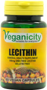 Veganicity Lecithin 550mg : Memory Plant Supplement : 60 Capsules, in a Planet-Friendly 99% Recycled Pot Veganicity Lecithin 550mg : Memory Plant Supplement : 60 Capsules, in a Planet-Friendly 99% Recycled Pot