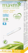 16 Masmi Regular Applicator Tampons Organic Cotton Certified, Hypoallergenic, 100% Biodegradable, Perfume, Viscose, Rayon, Chlorine and Dioxin Free 16 Masmi Regular Applicator Tampons Organic Cotton Certified, Hypoallergenic, 100% Biodegradable, Perfume, Viscose, Rayon, Chlorine and Dioxin Free