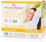 Masmi Washable Reusable Cotton Menstrual Day Pads. Equivalent to 2 tampons, up to 100 Washes. Made with GOTS Certified Organic Cotton (Global Organic Textile Standard), Purple Masmi Washable Reusable Cotton Menstrual Day Pads. Equivalent to 2 tampons, up to 100 Washes. Made with GOTS Certified Organic Cotton (Global Organic Textile Standard), Purple