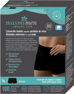 Organic Incontinence Men Boxer Shorts Washable up to 100 x Reusable Black Masmi Reuse (M) Organic Incontinence Men Boxer Shorts Washable up to 100 x Reusable Black Masmi Reuse (M)