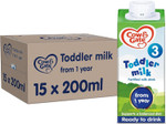 Cow and Gate 1 to 2 Years Growing Up Milk 200 ml (Pack of 15)
