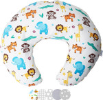 Niimo Nursing Pillow - 100% Cotton Cover with Siliconised Polyester Fibre Filling for Ergonomic Support, 100% Machine-Washable & Dryer-Proof Feeding Pillow (Grey) Niimo Nursing Pillow - 100% Cotton Cover with Siliconised Polyester Fibre Filling for Ergonomic Support, 100% Machine-Washable & Dryer-Proof Feeding Pillow (Grey)