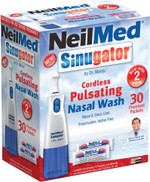NeilMed Sinugator Cordless Pulsating Nasal Wash, 30 Count (Pack of 1) NeilMed Sinugator Cordless Pulsating Nasal Wash, 30 Count (Pack of 1)
