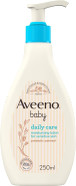 Aveeno Baby Daily Care Moisturising Lotion (1 x 250ml), Fast-Absorbing Face and Body Baby Lotion with Prebiotic Colloidal Oatmeal, Protects & Moisturises Skin For 24 Hours, For Sensitive Skin