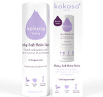 Kokoso Baby Soft Balm Stick, Unfragranced, Great for Dry Hands, Sore Lips and Chapped Cheeks, Protects Dribbly Chins and Soothes Dribble Rash, 100% Natural & Organic Ingredients, 13g Kokoso Baby Soft Balm Stick, Unfragranced, Great for Dry Hands, Sore Lips and Chapped Cheeks, Protects Dribbly Chins and Soothes Dribble Rash, 100% Natural & Organic Ingredients, 13g