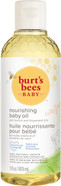 Burt's Bees Baby Oil, Nourishing Baby Moisturiser With Apricot Oil, Paediatrician-Tested, 147.8 ml
