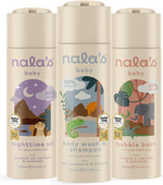 Nala's Baby Bath-Time Bundle | Contains Body Wash & Shampoo, Nighttime Oil, Bubble Bath | Award-winning | Dermatologically-tested and Paediatrician-approved | Vegan | Nalas Baby Nala's Baby Bath-Time Bundle | Contains Body Wash & Shampoo, Nighttime Oil, Bubble Bath | Award-winning | Dermatologically-tested and Paediatrician-approved | Vegan | Nalas Baby
