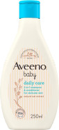 Aveeno Baby Daily Care 2-in-1 Shampoo and Conditioner 250 ml (Pack of 2)