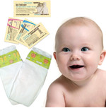 Beaming Baby Nappy Trial Pack, Biodegradable, Eco Friendly! Mini (Size1; 2-6 kg, 4-13 lb) 2 in Pack, 2 Corn-Starch Nappy Sacks Plus Sensitive and Fragrance-Free Wipe Sachets Beaming Baby Nappy Trial Pack, Biodegradable, Eco Friendly! Mini (Size1; 2-6 kg, 4-13 lb) 2 in Pack, 2 Corn-Starch Nappy Sacks Plus Sensitive and Fragrance-Free Wipe Sachets