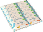 Aqua Wipes Originals (Travel size) Baby Wipes - Biodegradable Wipes - 99.6% Purified Water Paediatrician tested Plastic free Wipes with Organic Aloe Vera Extract - 12 packs, 12 wipes per pack Aqua Wipes Originals (Travel size) Baby Wipes - Biodegradable Wipes - 99.6% Purified Water Paediatrician tested Plastic free Wipes with Organic Aloe Vera Extract - 12 packs, 12 wipes per pack