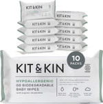 Kit & Kin Premium Eco Baby Wipes, 1200 Wet Wipes (20 packs) | Biodegradable Plastic-Free & Super Soft | 99% Water | Fragrance-Free | New & Improved Formula Kit & Kin Premium Eco Baby Wipes, 1200 Wet Wipes (20 packs) | Biodegradable Plastic-Free & Super Soft | 99% Water | Fragrance-Free | New & Improved Formula