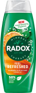 Radox Mineral Therapy Feel Refreshed Shower Gel Body Wash with a eucalyptus & citrus oil fragrance for a refreshing experience 450 ml Radox Mineral Therapy Feel Refreshed Shower Gel Body Wash with a eucalyptus & citrus oil fragrance for a refreshing experience 450 ml