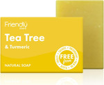Friendly Soap Handmade Natural Aloe Vera Soap - Gentle, Sensitive, Nourishing 95g Friendly Soap Handmade Natural Aloe Vera Soap - Gentle, Sensitive, Nourishing 95g