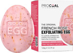 French Rose Exfoliating Natural Soap 100g by Procoal - Vegan Soap Bar For Soft, Refreshed And Decongested Skin, Glycerin Soap, Hand, Body, Shower & Cruelty-free