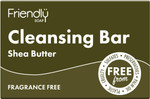 Friendly Soap - Shea Butter Cleansing Bar (95g) Natural Cleansing Bar, Fragrance-free, Plant-Based, Cruelty-Free, Made By Hand, No Preservatives or Sulphates, Sustainable Friendly Soap - Shea Butter Cleansing Bar (95g) Natural Cleansing Bar, Fragrance-free, Plant-Based, Cruelty-Free, Made By Hand, No Preservatives or Sulphates, Sustainable