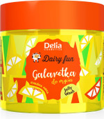Delia Cosmetics - Dairy Fun - Lemon Jelly for Body Wash - Cleans and Refreshes - Scented and Smooth Skin - Intense Tropical Lemon Fragrance - Natural Extracts - 350 g Delia Cosmetics - Dairy Fun - Lemon Jelly for Body Wash - Cleans and Refreshes - Scented and Smooth Skin - Intense Tropical Lemon Fragrance - Natural Extracts - 350 g