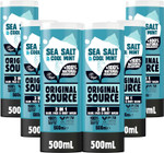 Original Source Mens 3in1 Sea Salt & Cool Mint Shower Gel, 100 Percent Natural Fragrance, Vegan, Cruelty Free, Paraben Free, Bulk Buy, Pack of 6 x 500 ml Original Source Mens 3in1 Sea Salt & Cool Mint Shower Gel, 100 Percent Natural Fragrance, Vegan, Cruelty Free, Paraben Free, Bulk Buy, Pack of 6 x 500 ml