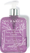 Durance Liquid Marseille Soap With Lavender Essential Oil 300ml - Paraben Free Hand Wash - Vegan Friendly - Gently Cleanses & Nourishes