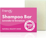 Friendly Soap - Naked & Natural Lavender & Tea Tree Shampoo Bar (7 x 95g), Nourishing, Moisturising, Soothing, Plant-Based, Cruelty-Free, Made By Hand, No SLS or Parabens, Sustainable, Recyclable Friendly Soap - Naked & Natural Lavender & Tea Tree Shampoo Bar (7 x 95g), Nourishing, Moisturising, Soothing, Plant-Based, Cruelty-Free, Made By Hand, No SLS or Parabens, Sustainable, Recyclable
