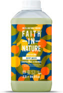 Faith In Nature Natural Grapefruit & Orange Body Wash, Energising Shower Gel, Vegan & Cruelty Free, No SLS or Parabens, 2.5L Refill Faith In Nature Natural Grapefruit & Orange Body Wash, Energising Shower Gel, Vegan & Cruelty Free, No SLS or Parabens, 2.5L Refill