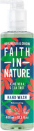 Faith In Nature Natural Aloe Vera and Tea Tree Hand Wash, Nourishing, Vegan and Cruelty Free, No SLS or Parabens, 400 ml