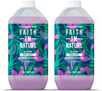 Faith In Nature Natural Lavender & Geranium Hand Wash and Body Wash Set, Vegan & Cruelty Free, No SLS or Parabens, 2 x 5L Pack Faith In Nature Natural Lavender & Geranium Hand Wash and Body Wash Set, Vegan & Cruelty Free, No SLS or Parabens, 2 x 5L Pack
