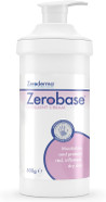 Zeroderma Zerobase Emollient Cream 2-in-1 Moisturiser & Soap Substitute, for Dry & Eczema-Prone Skin, Restores Skin Barrier, 21 percent w/w Paraffins, 50g Zeroderma Zerobase Emollient Cream 2-in-1 Moisturiser & Soap Substitute, for Dry & Eczema-Prone Skin, Restores Skin Barrier, 21 percent w/w Paraffins, 50g
