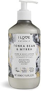 I Love Naturals Tonka Bean & Myrrh Hand & Body Lotion, Essential Oils Of Patchouli & Myrrh, Crafted With Ingredients Such as Shea Butter, 500ml I Love Naturals Tonka Bean & Myrrh Hand & Body Lotion, Essential Oils Of Patchouli & Myrrh, Crafted With Ingredients Such as Shea Butter, 500ml