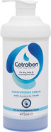 Cetraben Moisturising Cream, For Dry, Itchy, Sensitive & Eczema-Prone Skin, Soothe, Moisturise, Hydrate, & Protect, Dermatological Moisturiser,Daily Use on the Body, Fragrance Free, 1 x 475ml Cetraben Moisturising Cream, For Dry, Itchy, Sensitive & Eczema-Prone Skin, Soothe, Moisturise, Hydrate, & Protect, Dermatological Moisturiser,Daily Use on the Body, Fragrance Free, 1 x 475ml
