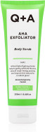 Q+A AHA Exfoliator Body Scrub (250ml), Exfoliating Body Scrub with AHA and Lactic & Glycolic Acid, Smooths Rough Dry Skin, Brightens & Hydrates, Vanilla & Coconut Scent Q+A AHA Exfoliator Body Scrub (250ml), Exfoliating Body Scrub with AHA and Lactic & Glycolic Acid, Smooths Rough Dry Skin, Brightens & Hydrates, Vanilla & Coconut Scent