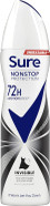 Sure Invisible Black and White Nonstop Protection deodorant Spray, Protects Against White Marks and Yellow Stains, Anti-perspirant Deodorant, Aerosol, 72h Protection Against Sweat and Odour, 150 ml Sure Invisible Black and White Nonstop Protection deodorant Spray, Protects Against White Marks and Yellow Stains, Anti-perspirant Deodorant, Aerosol, 72h Protection Against Sweat and Odour, 150 ml