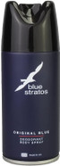 Blue Stratos Mens Body Spray Deodorant Original Blue 150ml