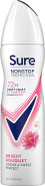 Sure Nonstop Protection Bright Bouquet Anti-Perspirant Aerosol Women's Deodorant Spray with Body Heat Activated tech. and a strawberry & vanilla scent for 72 hour odour and sweat protection 150 ml Sure Nonstop Protection Bright Bouquet Anti-Perspirant Aerosol Women's Deodorant Spray with Body Heat Activated tech. and a strawberry & vanilla scent for 72 hour odour and sweat protection 150 ml