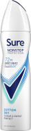 Sure Nonstop Protection Invisible Pure Anti-Perspirant Aerosol Women's Deodorant Spray with Body Heat Activated technology and white mark protection for 72 hour odour and sweat protection 150 ml Sure Nonstop Protection Invisible Pure Anti-Perspirant Aerosol Women's Deodorant Spray with Body Heat Activated technology and white mark protection for 72 hour odour and sweat protection 150 ml