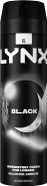 Lynx Black Aerosol Body Spray Men's Deodorant Spray with a frozen pear & cedarwood scent for 48 hours of odour-busting, high definition fragrance 200 ml Lynx Black Aerosol Body Spray Men's Deodorant Spray with a frozen pear & cedarwood scent for 48 hours of odour-busting, high definition fragrance 200 ml
