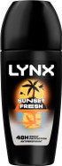 Lynx Sunset Fresh Anti-Perspirant Roll On Men's Deodorant with a mango and mandarin scent for 48 hour protection against sweat and body odour 6x 50 ml