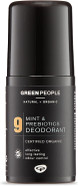 Green People For Men No. 9 Mint and Prebiotics Deodorant - Vegan, Organic & Cruelty Free, 75ml