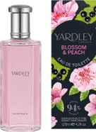 Yardley London Blossom and Peach Eau de Toilette, Floral Womens Perfume with Notes of Citrus and Cassis, Fruity Blossom Perfume for Women 125ml