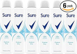Sure Women Cotton Dry Anti-perspirant Deodorant Aerosol MotionSense technology anti-perspirant deodorant spray 48h protection against sweat and odour 6x 150 ml Sure Women Cotton Dry Anti-perspirant Deodorant Aerosol MotionSense technology anti-perspirant deodorant spray 48h protection against sweat and odour 6x 150 ml