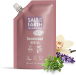 Salt of the Earth - Natural Deodorant Spray Refill Pouch, x3 Uses - Unscented - Vegan, Long Lasting Protection, Leaping Bunny Approved, Made in the UK - 300ml Salt of the Earth - Natural Deodorant Spray Refill Pouch, x3 Uses - Unscented - Vegan, Long Lasting Protection, Leaping Bunny Approved, Made in the UK - 300ml