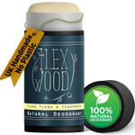 The Ilex Wood - Spiced Patchouli Woody Natural Deodorant Pack of 2 (2 x 70ml). Natural Deo in Eco Friendly Cardboard Tube, Vegan, no Plastic, no Alcohol, no Toxins, no Aluminium Salts & Cruelty Free