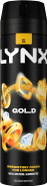 Lynx Gold Bodyspray 48 hours of odour-busting zinc tech deodorant to finish your style 6x 200 ml Lynx Gold Bodyspray 48 hours of odour-busting zinc tech deodorant to finish your style 6x 200 ml